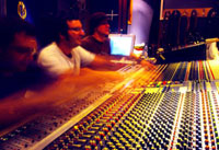Jim at a mixing desk